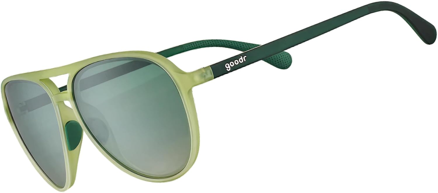 goodr Polarized Aviator Sunglasses, Large Sized (Mach G), UV400 Protection, No Slip, No Bounce