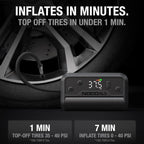 NOCO Air AL5: Cordless Tire Inflator – Portable Rechargeable Air Compressor with USB-C – 17 LPM Inflates 0–40 PSI in 7 Minutes – Digital Gauge + Auto-Shutoff – For Tires up to 31-Inches